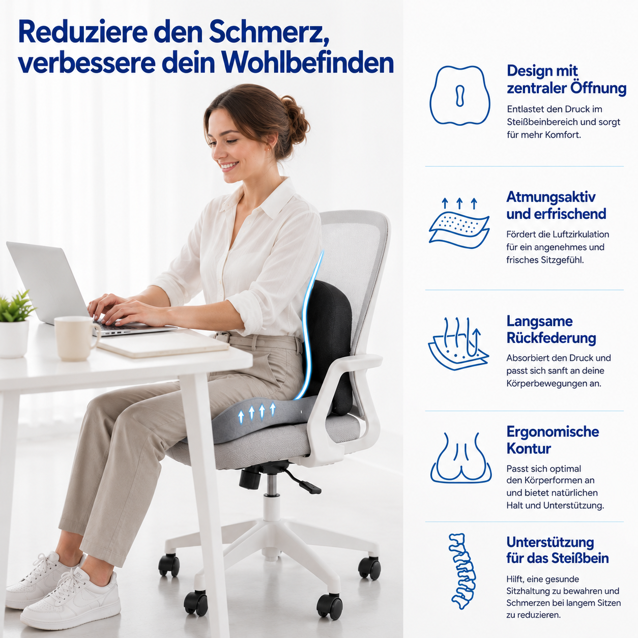 ComfortCore™ Orthopedic Cushion